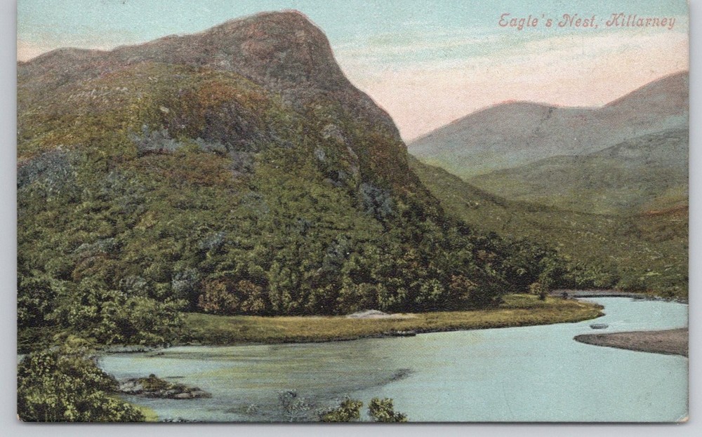 Eagle's Nest Killarney Ireland Vintage Postcard Valentine's Series