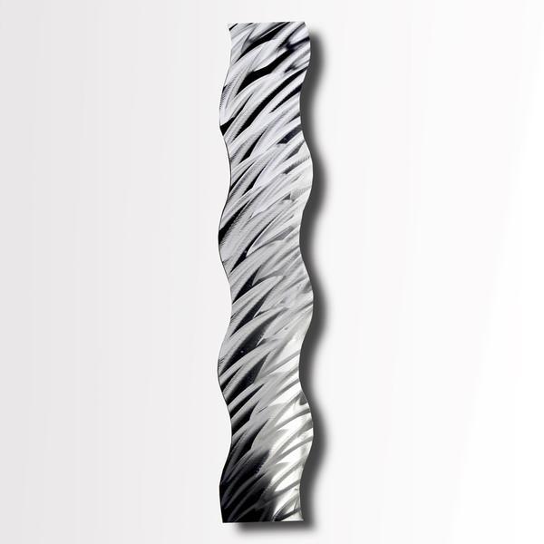 Modern Abstract LED Color-Changing Metal Wall Art Sculpture-image
