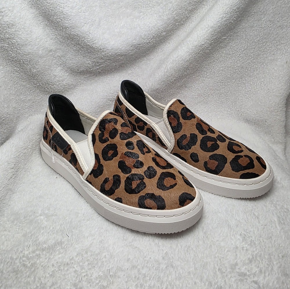 UGG Women's Alameda Spotty Slip-On Sneakers in Calf Hair Size 5.5
