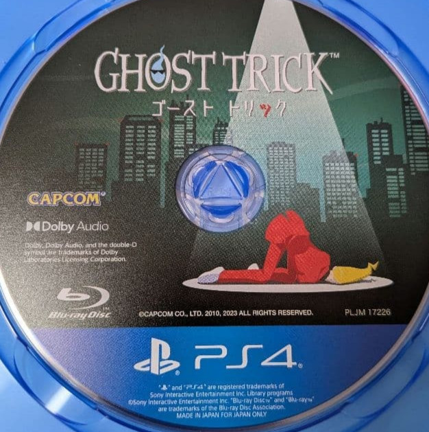 Ghost Trick Phantom Detective PlayStation4 PS4 Japan ver Used Tested Disc Only