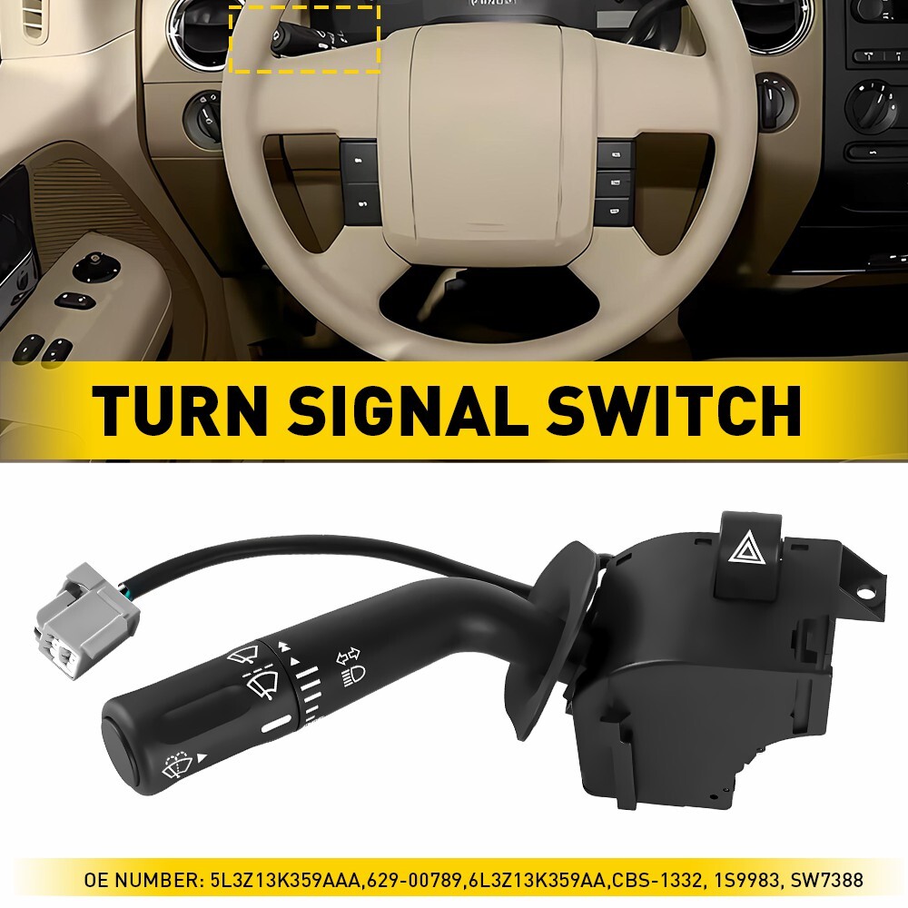 High-Quality Turn Signal Switch for Lincoln Mark LT & Ford F-150 with Wiper Washer Controls