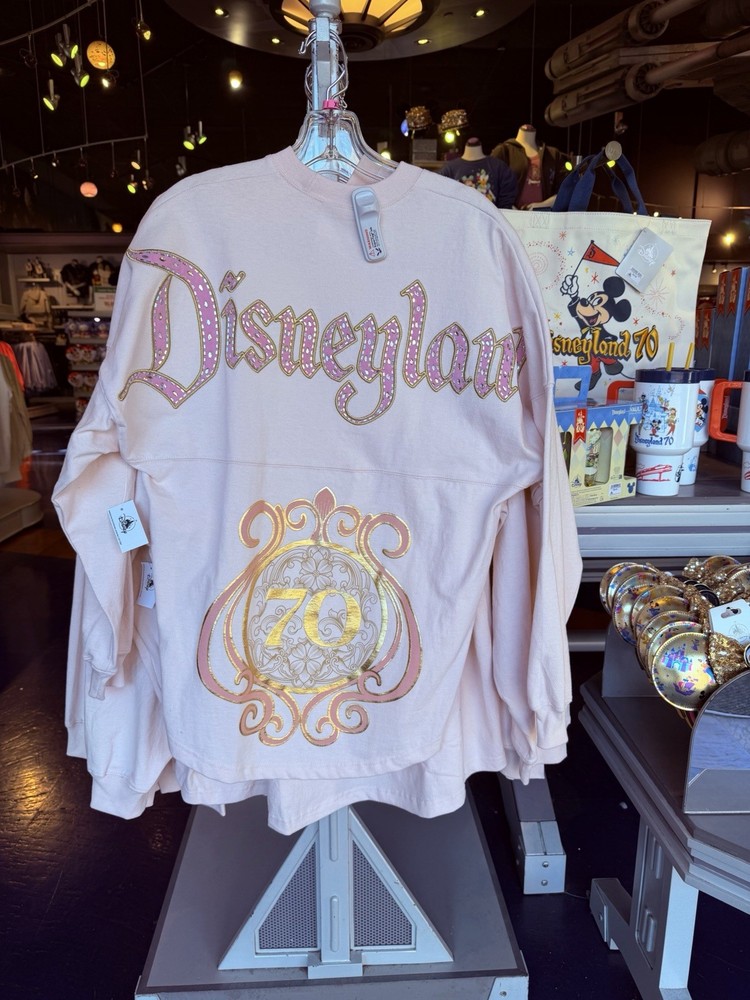 XS - 2026 Disneyland 70th Anniversary Pink Rose Gold Spirit Jersey