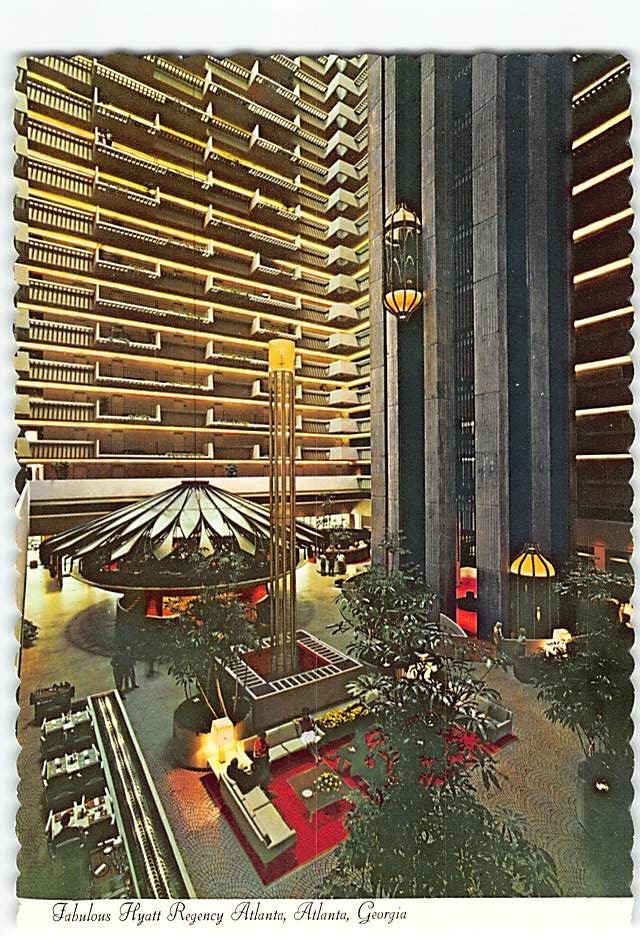 Postcard Fabulous Hyatt Regency Atlanta Georgia USA