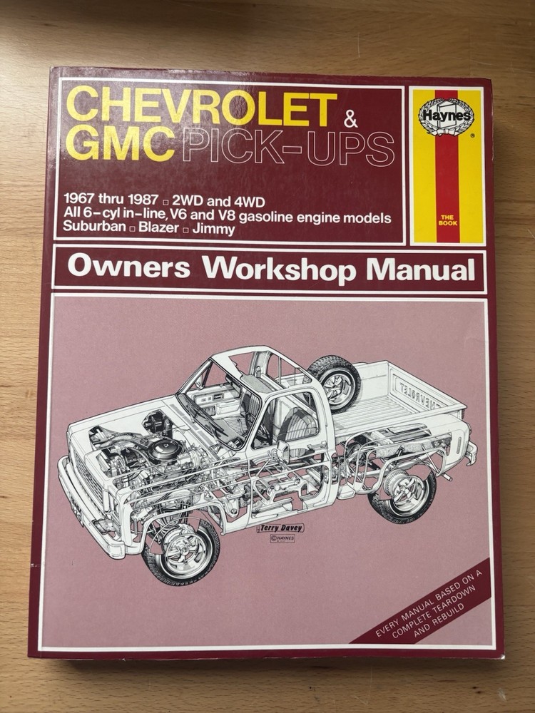 Haynes Automotive Repair Manual #24064 Chevrolet & GMC PickUps 1967-87, 2WD/4WD