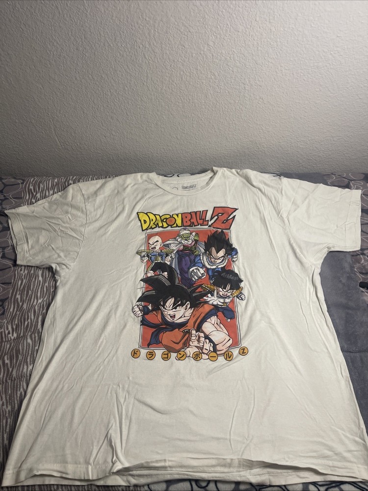 Dragon Ball Z Shirt Mens 3XL Goku Anime Manga Short Sleeve Front Graphic Toei