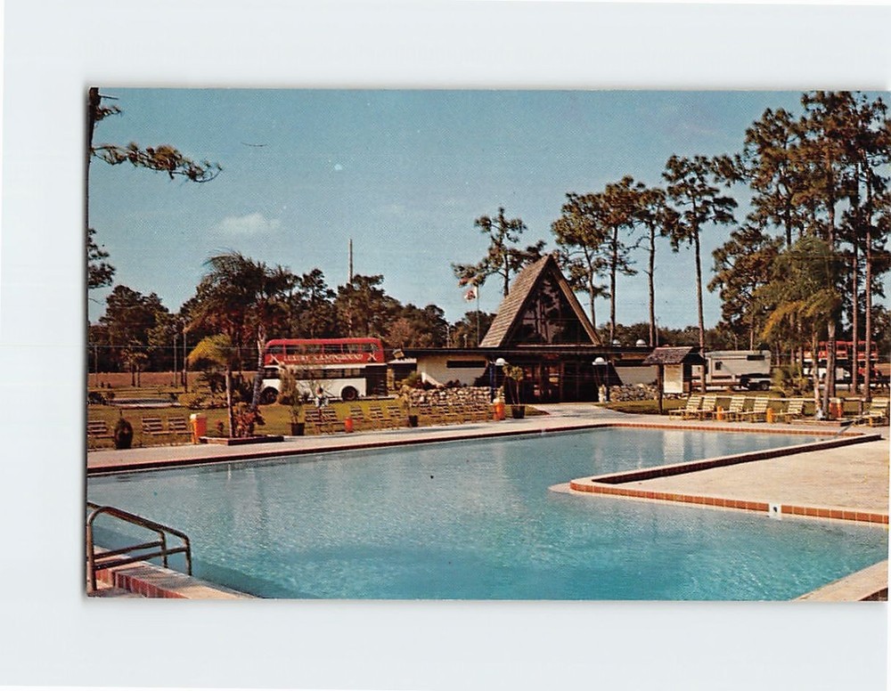 Postcard KOA Kampground Kissimmee Florida USA