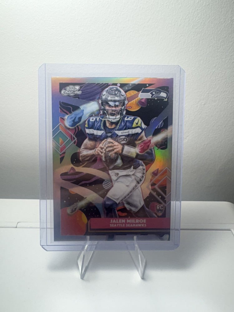 2025 Topps Chrome Cosmic REFRACTOR #191 Jalen Milroe