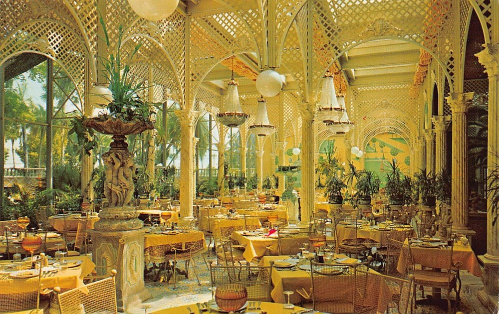Clearwater FL Florida 1950s Downtown Baumgardner's Restaurant Vtg Postcard N6