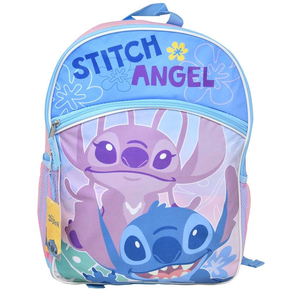 Backpack - Disney - Lilo & Stitch - Pink Angel Blue 16