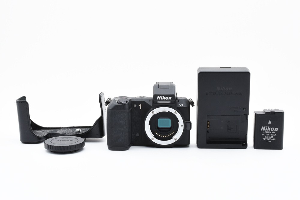 Nikon 1 V2 Mirrorless Digital Camera 14.3MP Black Body Only [Exc+++] Japan #A573