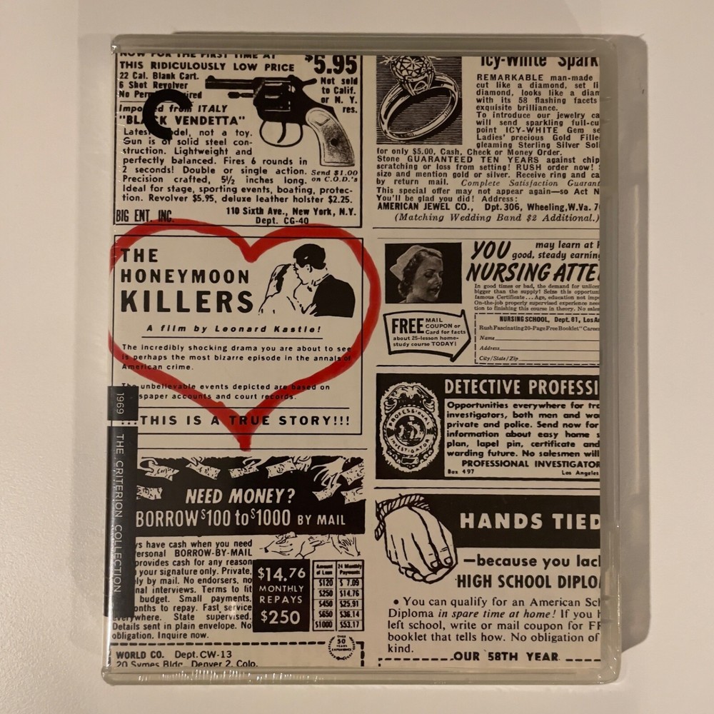 The Honeymoon Killers Criterion Collection Blu-ray 1970 Crime Thriller