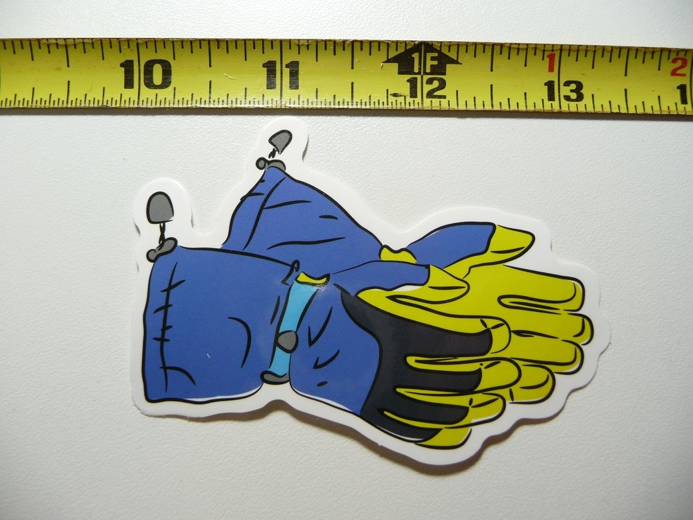 Winter Sports Gloves Decal Sticker for Snow Resort Fun Play