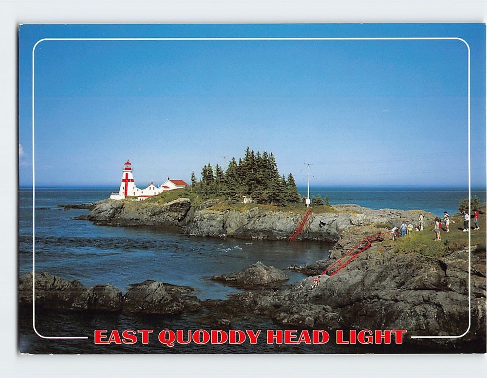 Postcard East Quoddy Head Light Campobello Island Wilsons Beach Canada