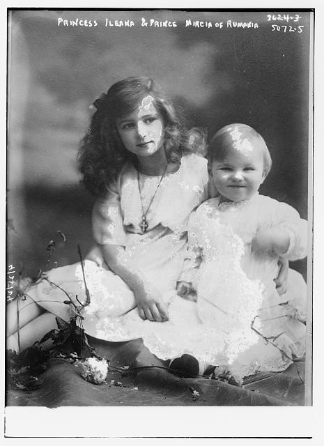 Photo:Princess Ileana & Prince Mircia of Rumania