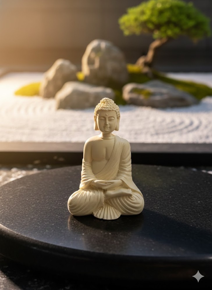 Serene Meditating Buddha Statue - Zen Home Decor