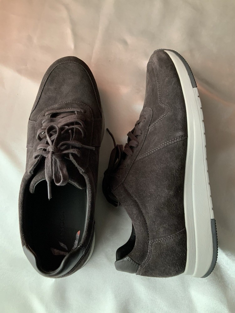 Vince Men’s Suede Sneakers Brown Lace Up Size 11