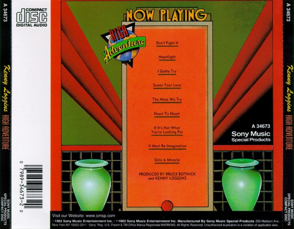 Kenny Loggins High Adventure New Cd