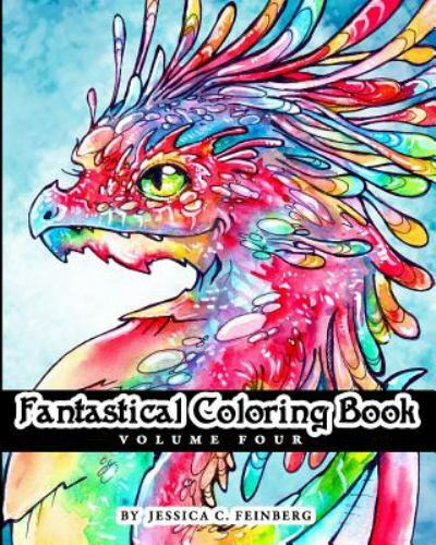 Fantastical Coloring Book #4 by Feinberg, Jessica, Like New Used, Free shippi...