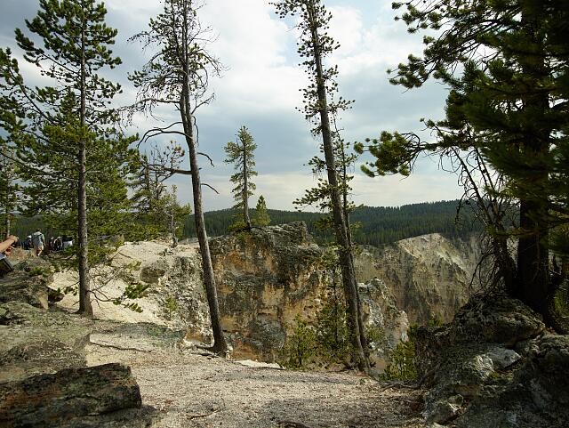 Yellowstone River Gorge Yellowstone National Park Wyoming 2015 Cliffsides