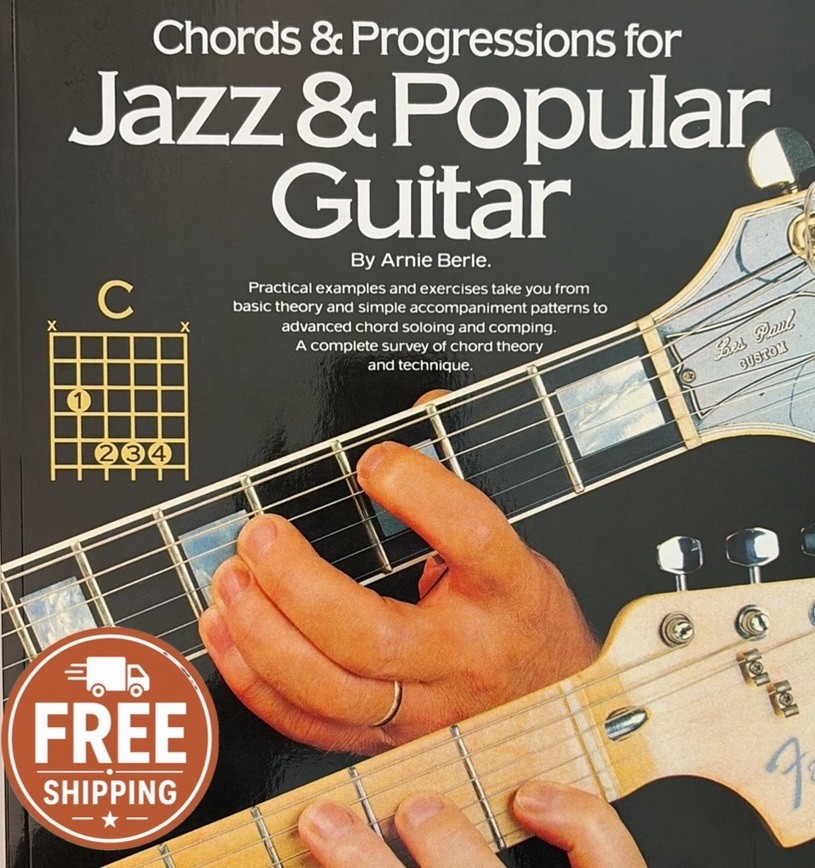 Chords & Progressions for Jazz & Popular Guitar Sheet Music Book NEW 014006679