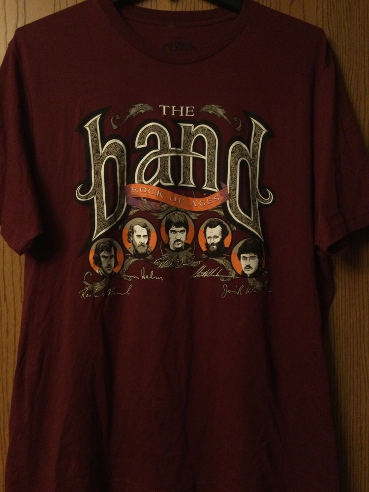 The Band - “Rock Of Ages”- “Academy Of Music” Dec 28 - Dec 31, 1971  XL - Maroon-image