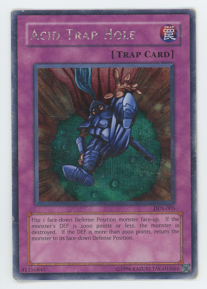 Acid Trap Hole DDS-005 Prismatic Secret Rare Dark Duel Stories Promo Yugioh Card-image