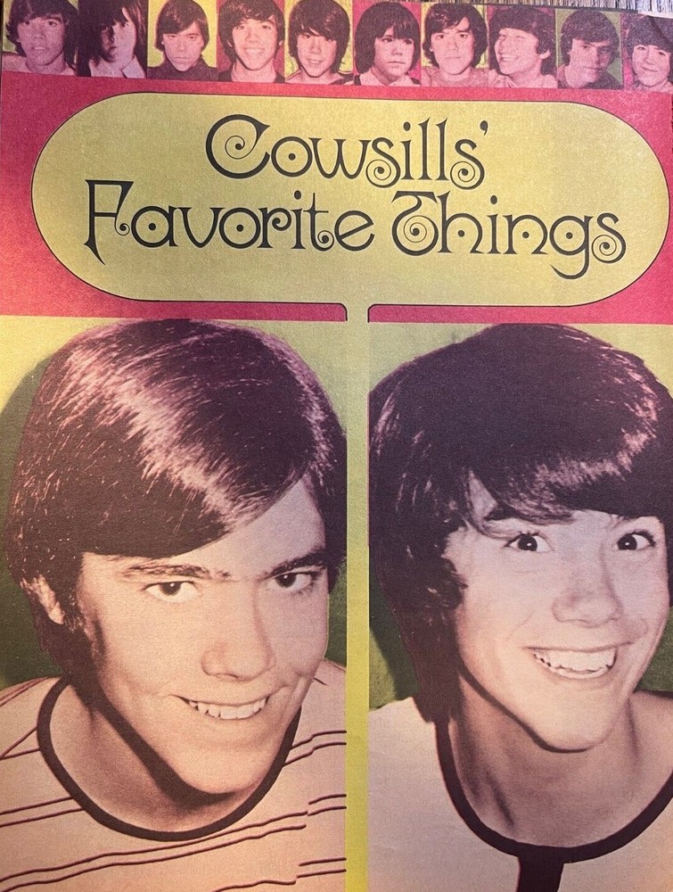 1970 Vintage Illustration Cowsill's Favorite Things