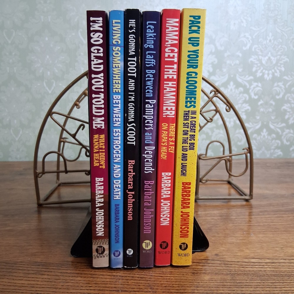 Barbara Johnson 6 Book Lot Christian Humor Encouragement Women Faith