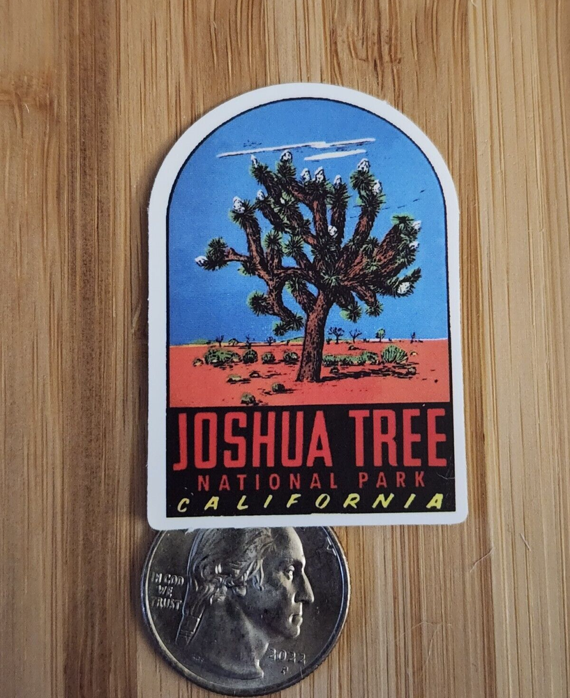 JOSHUA TREE NATIONAL PARK STICKER Camping Hiking Parks Joshua Tree Sticker Decal