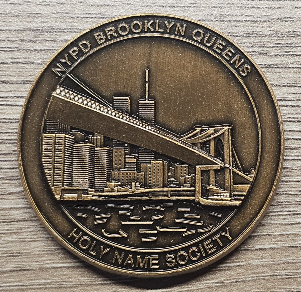 NYPD Holy Name Society 2015 Papal Visit Police Challenge Coin FREE SHIPPING