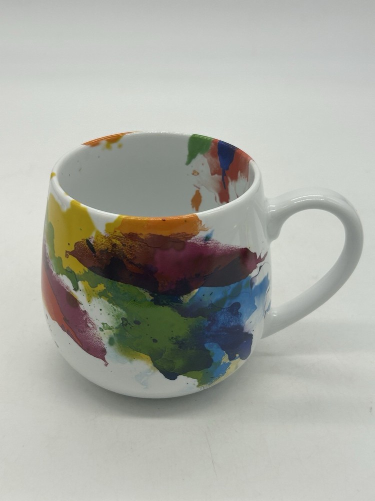 Könitz Porcelain On Colour Flow Abstract Splash Pattern Coffee Tea Mug