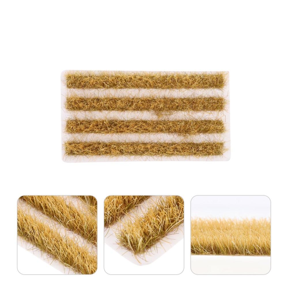 Miniature Static Fake Grass for Rice Field Model Simulation