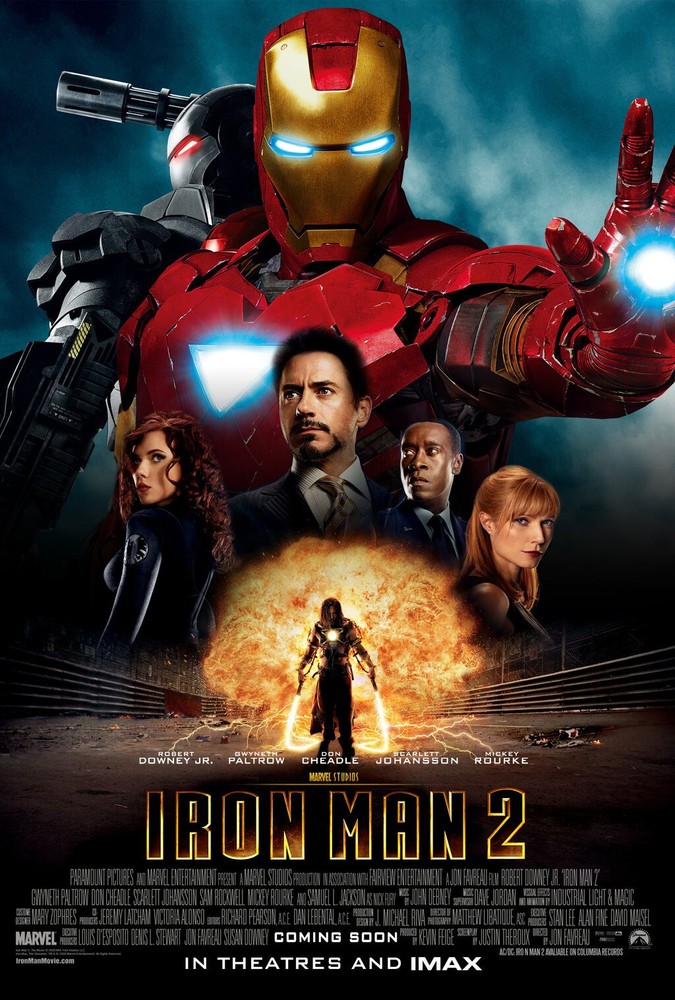 Marvel Art Print Poster Wall Decor Downey Film Tony Stark IRON MAN 2 sci-fi Gift