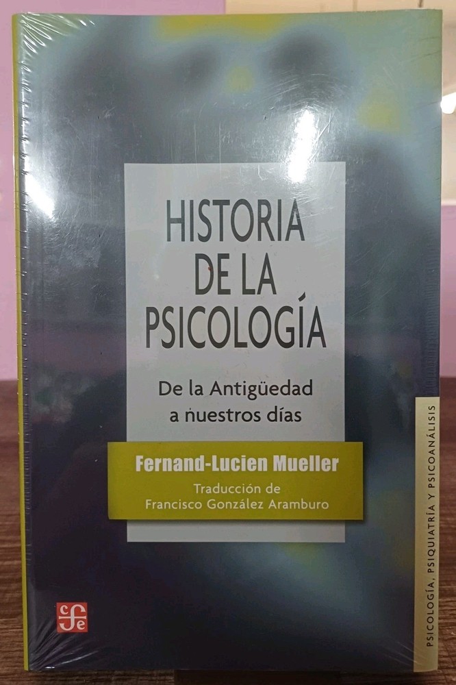 Historia de la psicologia by Fernand-Lucien Mueller (Spanish) *Brand New*