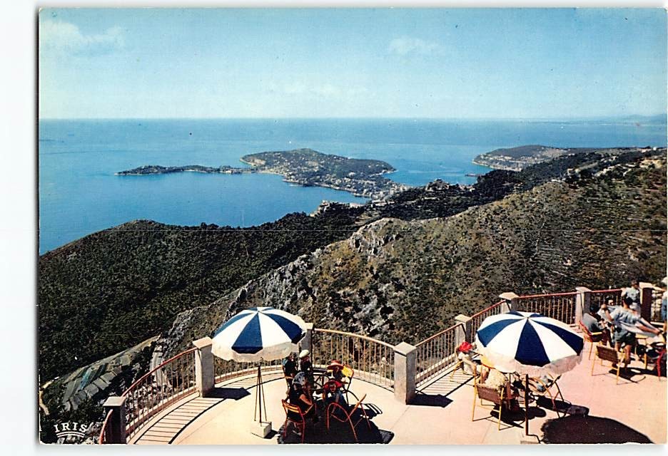 Postcard Vue sur le Cap Ferrat La Terrasse du Belvédère d Èze France
