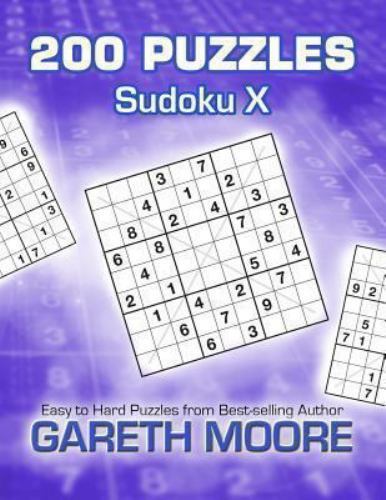 Sudoku X : 200 Puzzles, Paperback by Moore, Gareth, Like New Used, Free shipp...