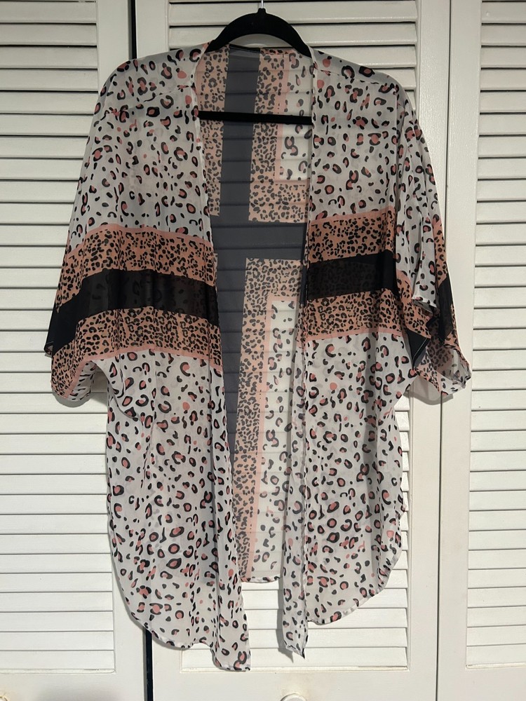 Kimono Cardigan Women Floral Open Front Lightweight Summer Sheer Wrap Coverup