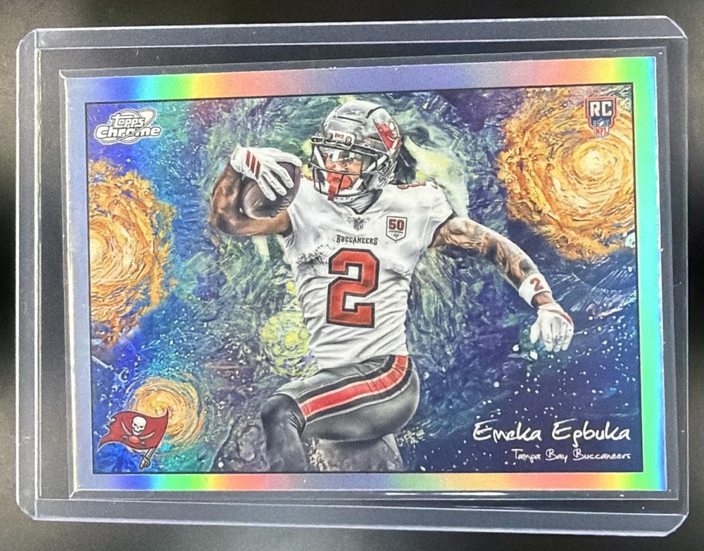 Emeka Egbuka 2025 Topps Cosmic Chrome Football Stars In The Night