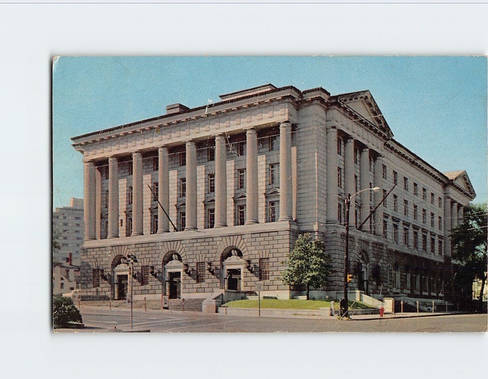 Postcard US Post Office Montgomery Alabama USA
