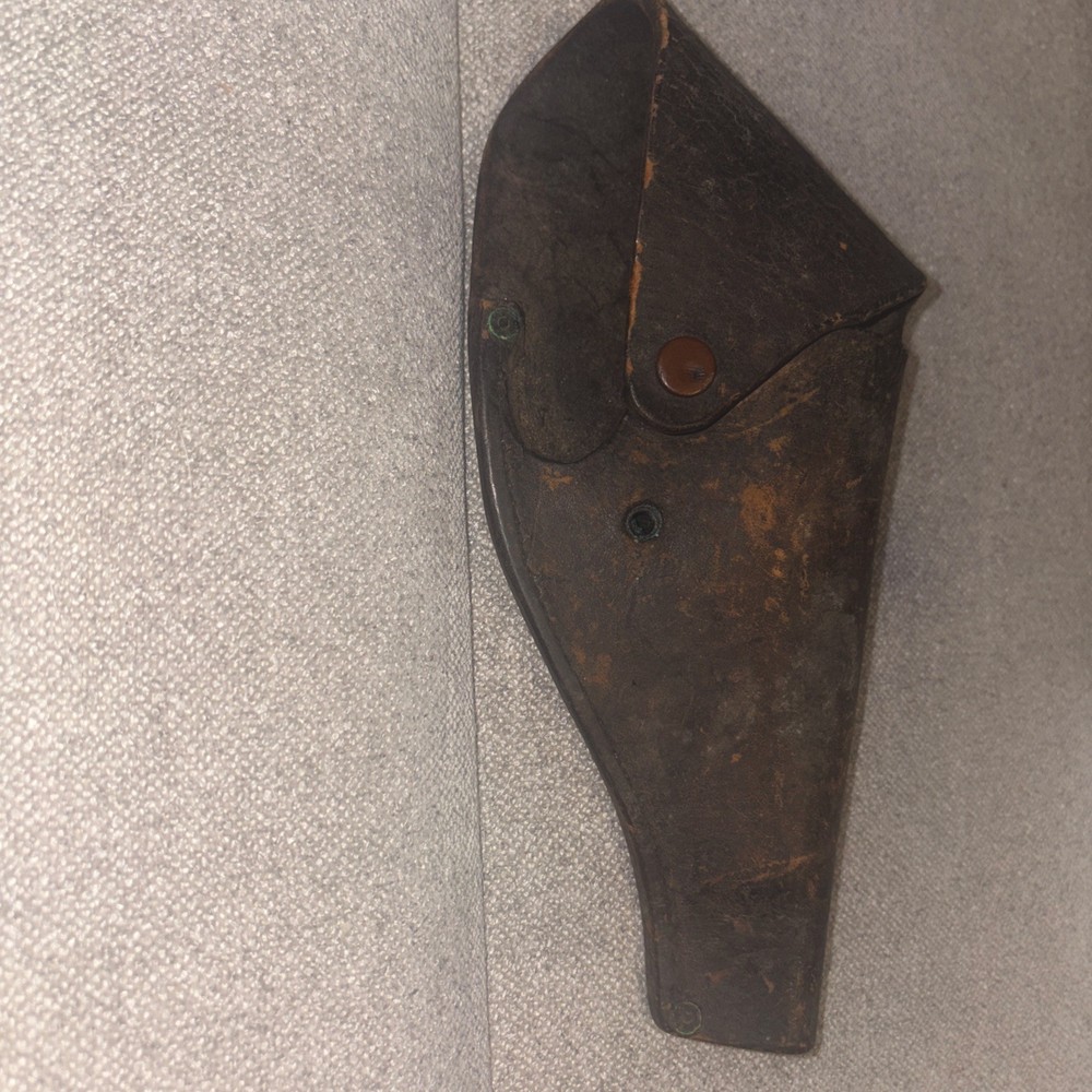 Vintage Antique Old US Pistol Gun Leather Holster