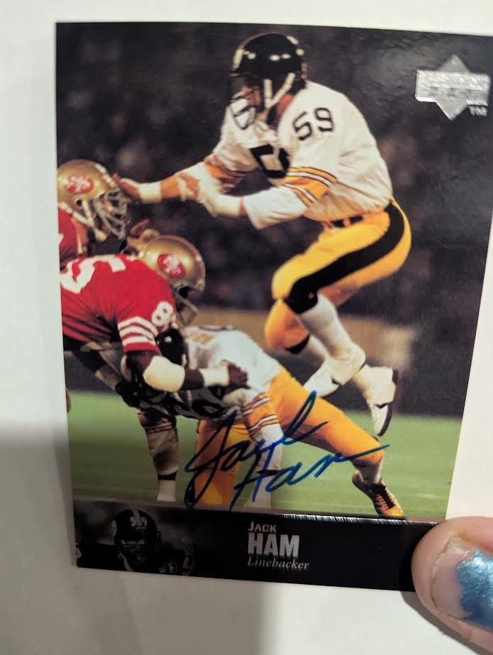 1997 Upper Deck NFL Legends - Autographs Jack Ham #AL-72 (AU)