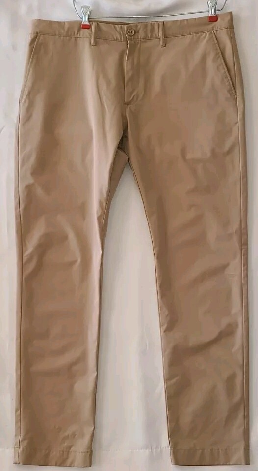 J. Crew Pants Mens 36 X 32 Khaki Flex Slim Fit Chino Flat Front Casual
