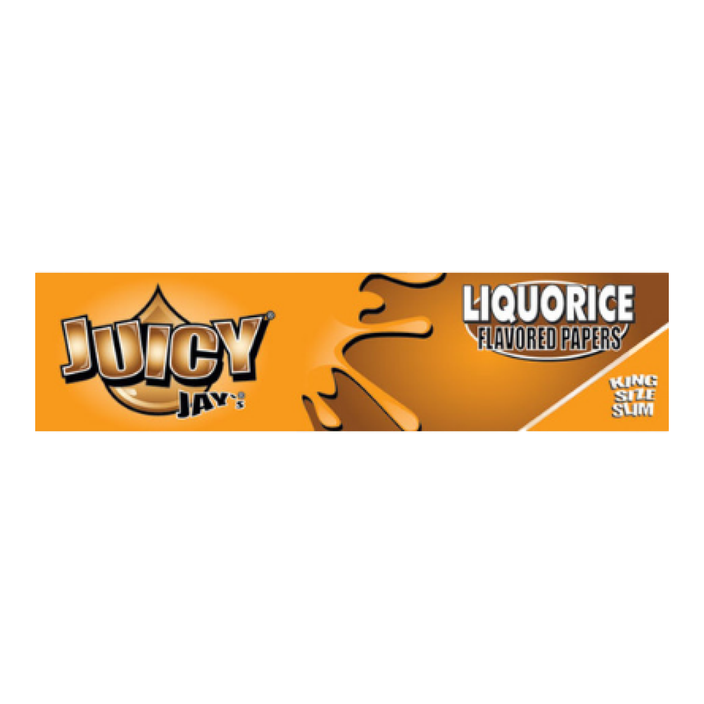 Juicy Jay’s King Size Liquorice Rolling Papers for Enhanced Flavor and Smooth Smoking