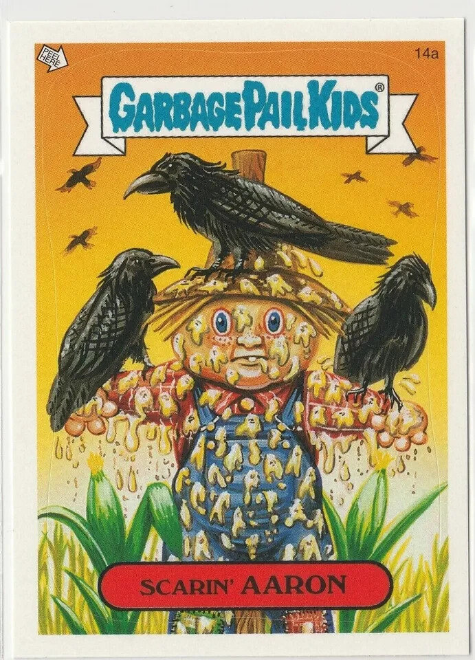 Scarin' Aaron #14a Garbage Pail Kids GPK Scarecrow Wizard of Oz 2004 ANS2