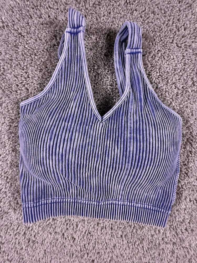 Zenana Tank Style # NTW-6175A.   NWT. Size S/M Blue Stone Wash