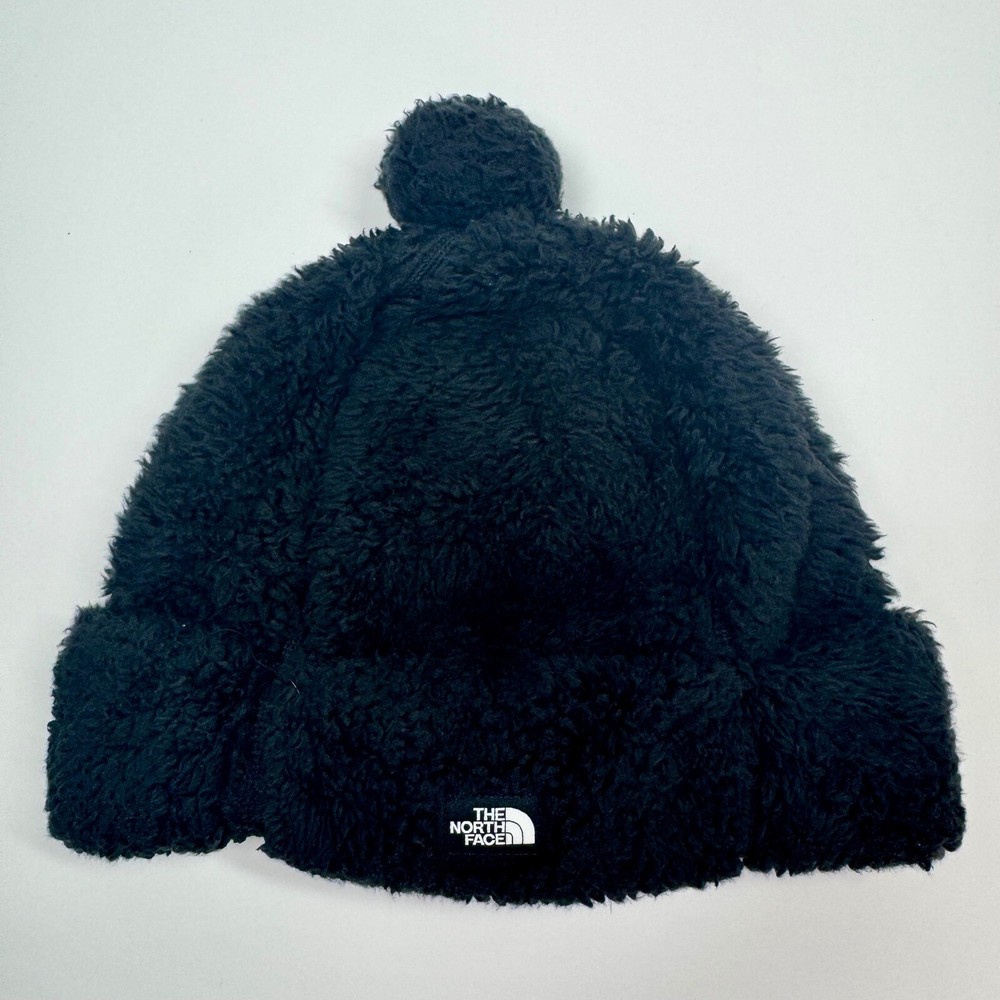 The North Face Kids Sherpa Fleece Pom Beanie Black Size Medium