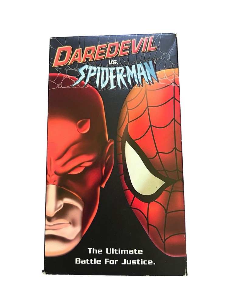 Daredevil Vs. Spider-Man VHS 2003 Video Tape Marvel Comics