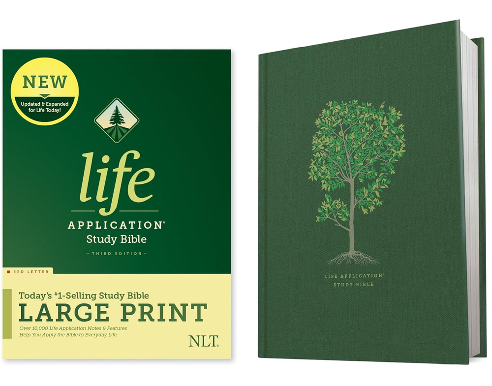 Tyndale NLT Life Application Study Bible, Third Edition, Large Print (Hardcover,