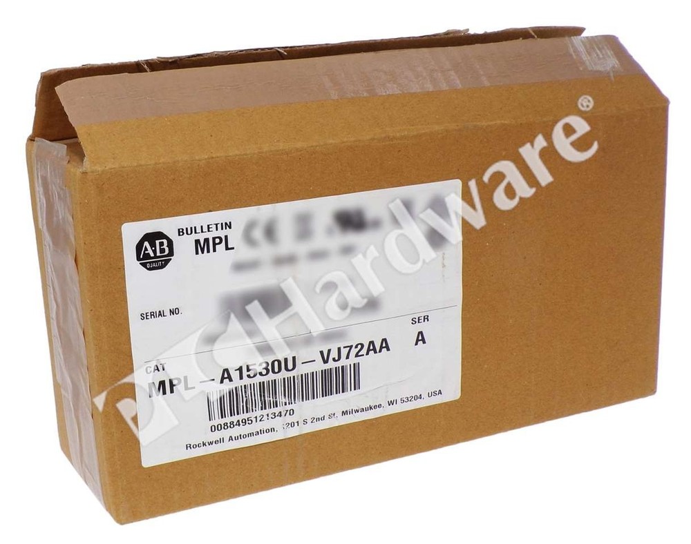 Open Pre-owned Allen Bradley MPL-A1530U-VJ72AA /A 230VAC 7000RPM Servo Motor