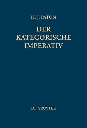 Herbert J Paton Der kategorische Imperativ (Hardback)Another great item from Rarewaves USA | Free delivery!